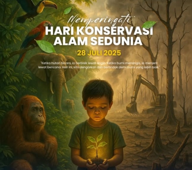 Ilustrasi Hari Konservasi Alam Sedunia. [Instagram]